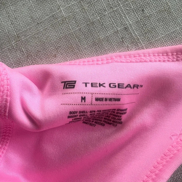 Tech Gear top Medium NWOT. Lined at top. Pink gray workout gear - Picture 12 of 12